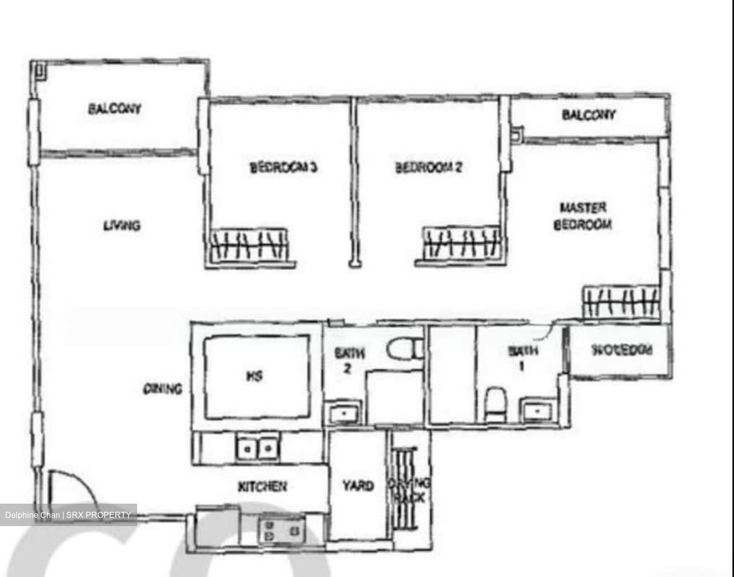 Blk 519B Centrale 8 At Tampines (Tampines), HDB 4 Rooms #597530621